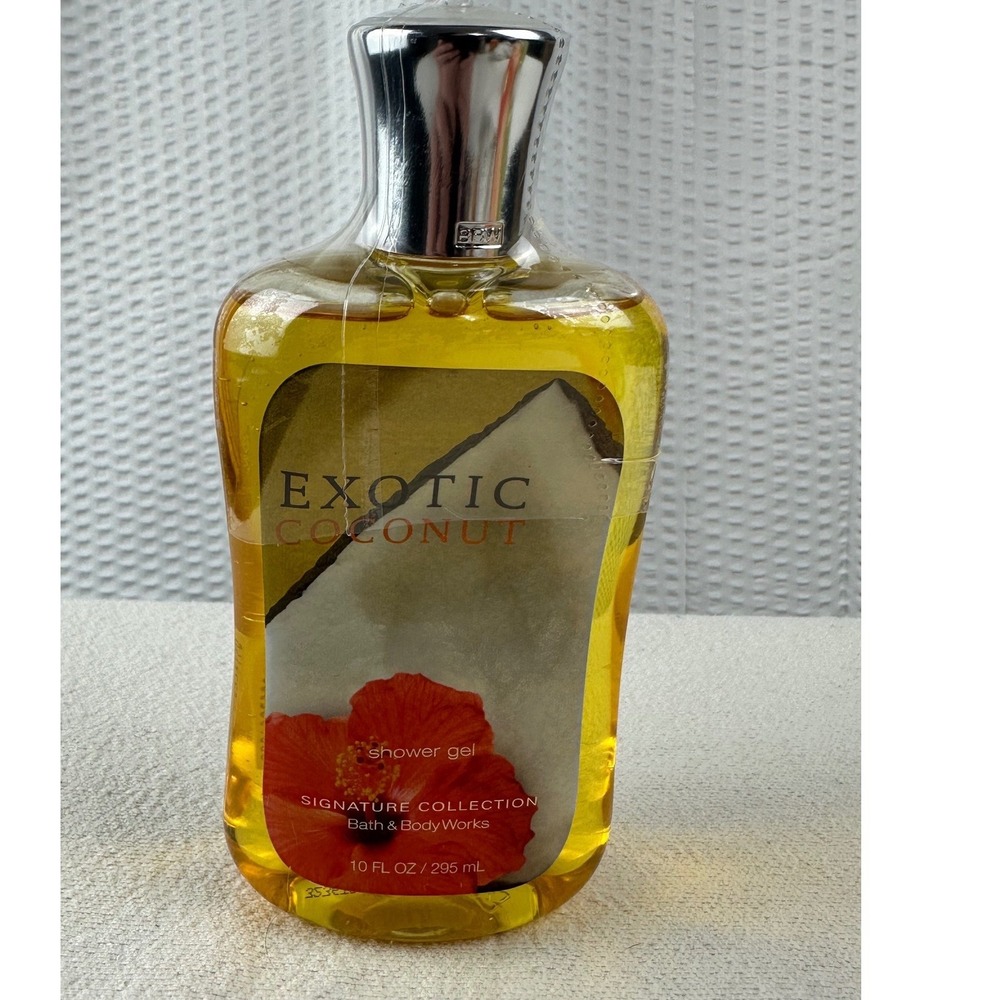 Bath & Body Works EXOTIC COCONUT Shower Gel 10oz/295ml‎ NEW ~RARE~